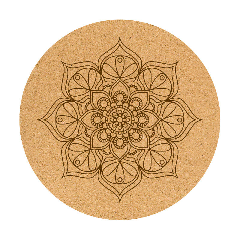 Cork Natural Rubber Meditation Mat
